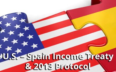 US–Spain Income Tax Treaty & 2013 Protocol